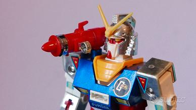 Robot anni 80 Gundam Dx dischi dal petto