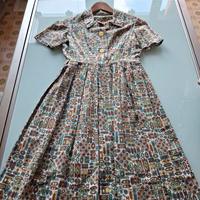 abito vintage anni '60 mezza manica donna