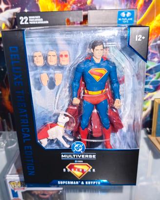 Figure 2025 Superman & Krypto McFarlane Deluxe