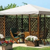 Gazebo Arcaset da giardino