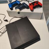 PlayStation 4 standard 1 tera +3 controllers+ cavo