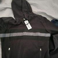 Felpa bikkembergs con cappuccio