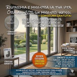 INFISSI ALUPLAST CONSEGNA GRATUITA