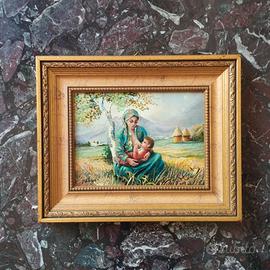 quadro donna con bambino / Giuseppe Luongo
