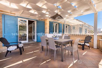 150m da spiaggetta in centro a mancaversa vill 5p