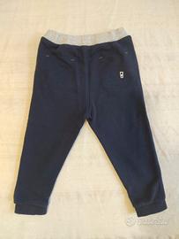 Pantaloni lunghi garzati blu per bambino Okaidi