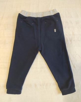 Pantaloni lunghi garzati blu per bambino Okaidi