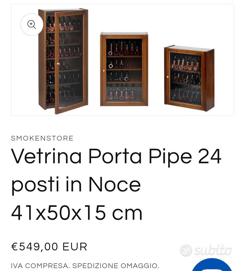 vetrina porta pipe lubinski 24 posti - Collezionismo In vendita a Viterbo