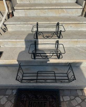 Balconette/ fioriere in ferro