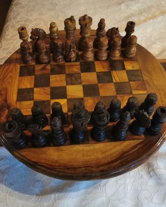 Scacchiera in legno