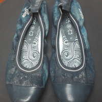 Ballerine Geox jeans/pelle