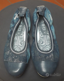 Ballerine Geox jeans/pelle