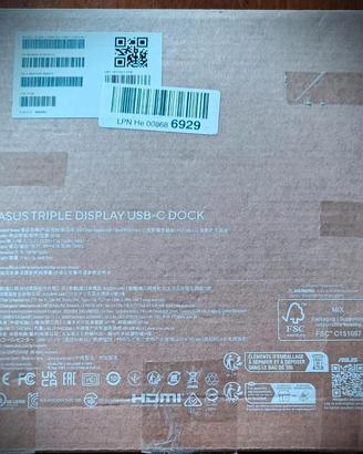 ASUS DC300 Dock USB-C 90W 4K60Hz Triple Monitor 10