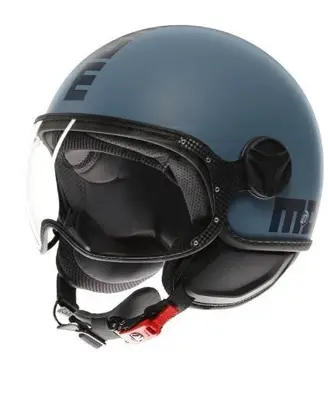 TG L CASCO MOMO DESIGN FGTR CLASSIC DUSTY BLU OPAC