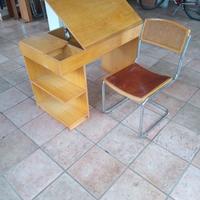 scrivania con sedia dim 102 x 56 x h 73cm