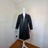 Giacca Donna Vera Pelle 46 Combipel Nera