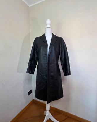 Giacca Donna Vera Pelle 46 Combipel Nera