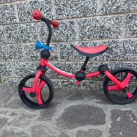 Bicicletta senza pedali Red cerchi tipo lega