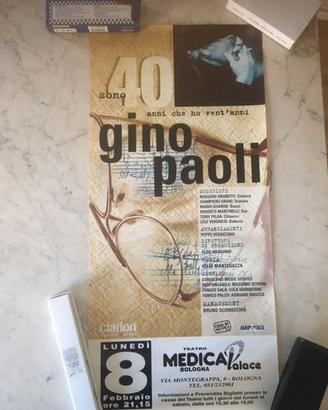 Gino Paoli tournee teatrale 40 anni di carriera