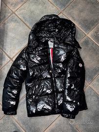 Moncler nero lungo taglia m