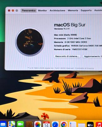 mac mini 2009 8gb ram 320gb rom