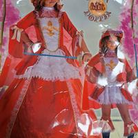costume carnevale Principessa moschettiere 