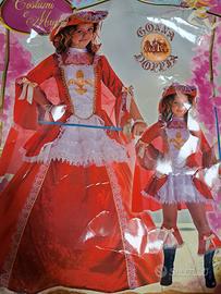 costume carnevale Principessa moschettiere 
