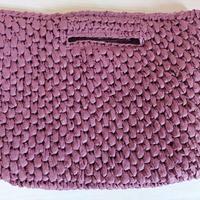 Borsa in paglia fucsia