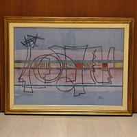 Quadro Astratto Arte cibernetica Parini 70x50