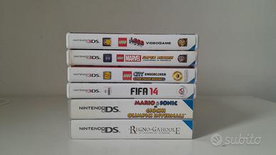 lotto giochi nintendo 3ds e ds
