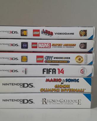 lotto giochi nintendo 3ds e ds