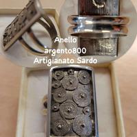 Anello💍Corbula argento 800 Artigianato Sardo