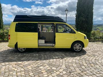 T5 tetto alto camperizzato amovibile