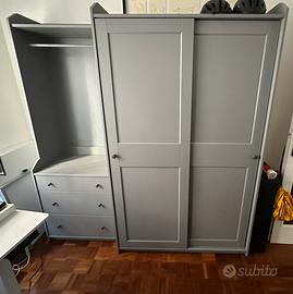 IKEA HAUGA armadio – 2 ante e 3 cassetti