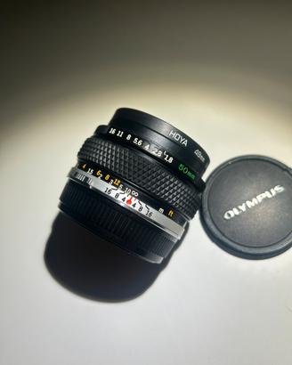 Obiettivo 50 mm Olympus reflex 1:1.8