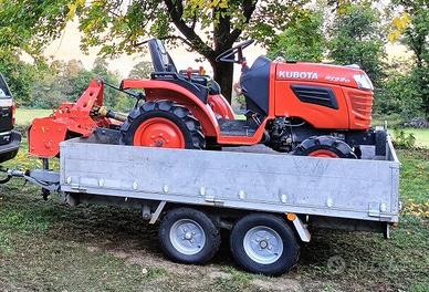 Rimorchio Ellebi  cassone 245x185   telo PVC nuovo