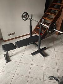 Panca pesi pieghevole