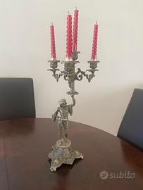 Candelabro vintage a 5 bracci