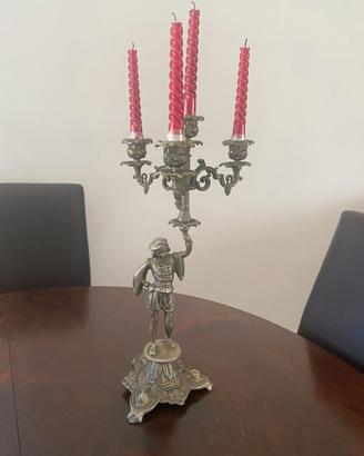 Candelabro vintage a 5 bracci