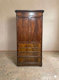 Elegante Mobile a doppio corpo / Stipo antico '800