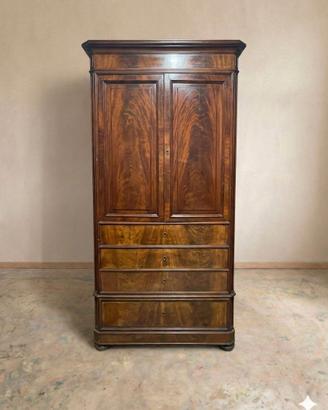 Elegante Mobile a doppio corpo / Stipo antico '800