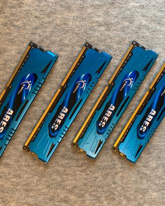 Kit memoria ram G.SKILL ARES 4x4gb ddr3 1866