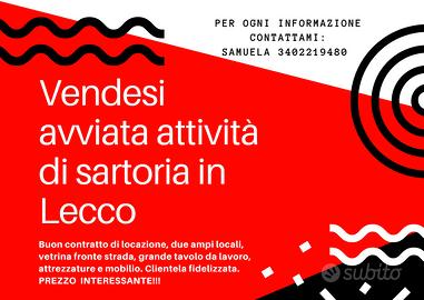 Attività di sartoria euro 15000 trattabili