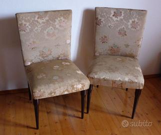 Poltroncine sedie antiche imbottite comodeuse