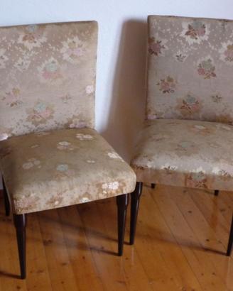 Poltroncine sedie antiche imbottite comodeuse