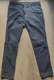 Pantaloni uomo David Naman coste blu chiaro TG.48