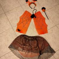 vestito Halloween bambina 6/7 anni