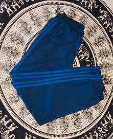 Adidas pantaloni tuta blu/azzurri tg.S