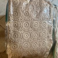 Copriletto matrimoniale fatto a mano all uncinetto