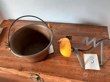 pentola per polenta motorizzata